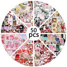 50 miếng dán hình Cô gái May mắn Vàng, Cô gái May mắn Bạc, Hình dán Cô gái Phong cách Cổ điển Cherry Y2K, Hình dán Phong cách Gothic Retro Y2K Downtown, Hình dán Graffiti phổ biến, Hình dán Phong cách Disco Cowgirl thú vị dùng cho Sổ lưu niệm, Niêm phong, Văn phòng phẩm, Thiệp, Phong bì, Đàn guitar, Nhạc cụ, Đồ trang trí Sổ lưu niệm Hình dán vui nhộn Đồ dùng Sổ lưu niệm Kindle - Nhiều màu - Xem 13