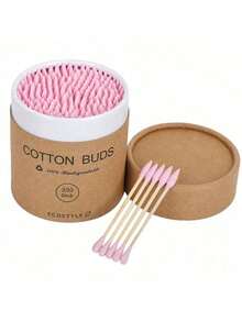 200pcs/Box Cleaning Swabs With Double-Ended Colorful Paper Tips, Disposable For Makeup, Cleaning Ears, Manicure - Multicolor - View 15