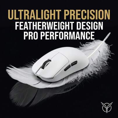 ATTACK SHARK Magic-Refiner AJ199 Wireless Gaming Mouse, Tri-Mode 2.4G/USB-C Wired/BT, 24000 DPI, PAW3311 Optical Sensor, 49g, 5 Programmable Buttons, 300mAh Battery For PC/