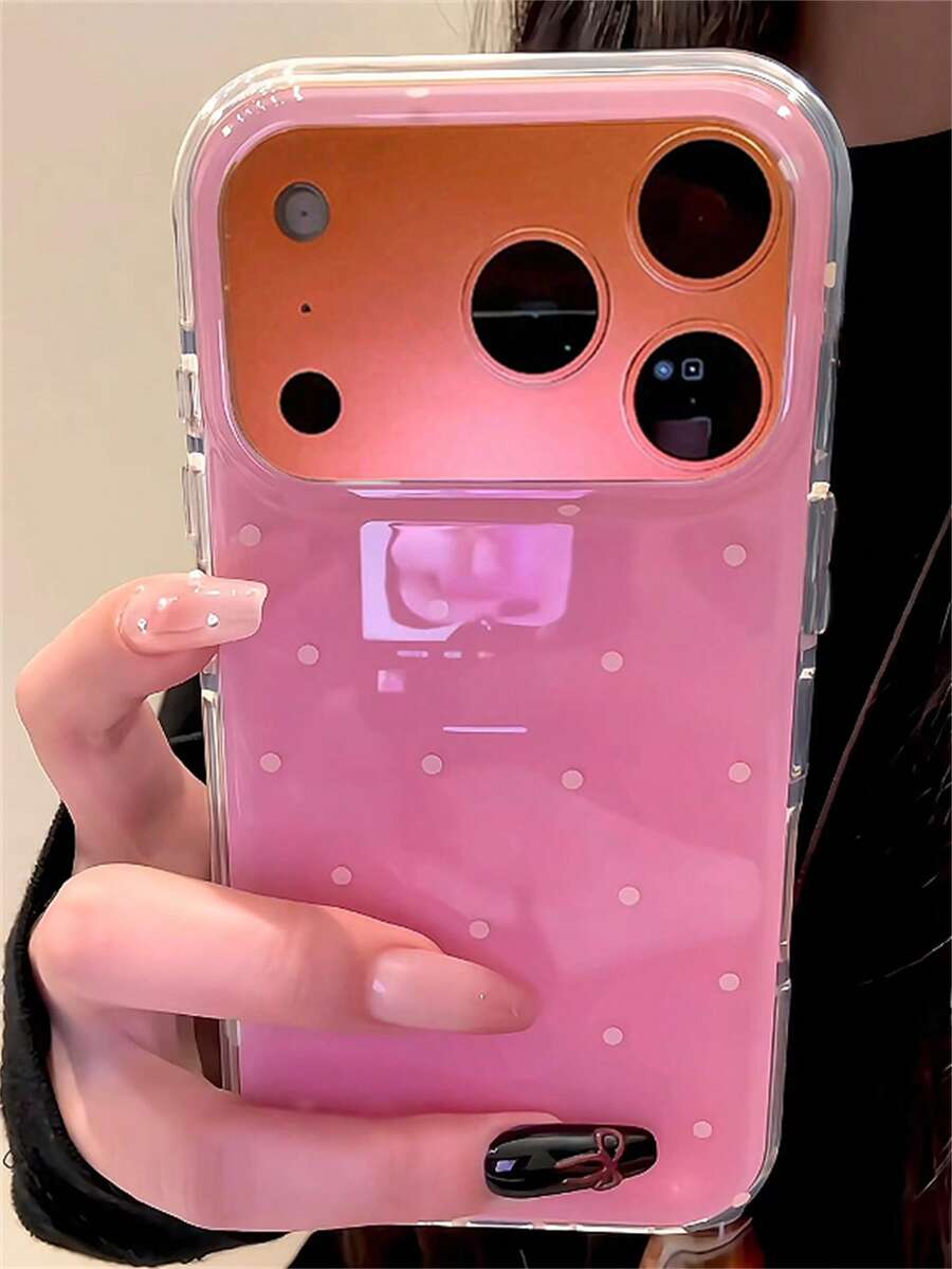 Polka Dot Cute Polka Point Phone Case Compatible With 17 Pro Max 17 Pro 17 16 Pro Max 16 Pro 16 15 Pro Max 15 Pro 15 14 Pro Max 14 Pro 13 Pro Max 12 Pro Max 11 Stylish Soft Back Cover