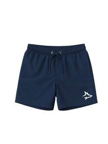 Kit Of 3 Men's Shorts With Geometric Print, Alpha Wolf, Alpha Co Premium Tactel Fabric - Black/Blue/White - View 10