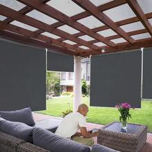 Outdoor Roller Blind, Vertical Blind, Balcony Roller Blind, Outdoor Sun Protection For Terrace, Anthracite - Anthracite - View 3