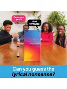 火锅麦克风抢歌派对游戏，家庭游戏卡牌，2025版趣味音乐卡牌游戏 - 活力四射的音乐卡牌游戏，包含500首无厘头歌词的猜歌词游戏，适合成人、青少年、生日、圣诞节、新年派对 - 卡拉OK之夜、游戏之夜、家庭游戏之夜 - 派对和聚会破冰活动 - 卡牌游戏、社交聚会游戏，全新趣味音乐卡牌，2025版误听音乐 - 彩色 - 查看 4