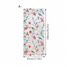 1/5pcs Colorful Wildflower Bee Window Clings No Glue Static Sticker 3D Laser Rainbow Maker Decal Waterproof Privacy Film For Living Room Office Decoration Summer Spring - Floral Colored Film - View 13