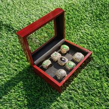 GIFT SET GREEN BAY Rugby 1961 1992 1965 1966 1967 1996 2010 WORLD CHAMPIONSHIP RING, 7 RINGS SET WITH 7-HOLE WOODEN DISPLAY BOX PACKAGING, HOLIDAY GIFT FOR BASEBALL FANS,Valentine - Gold - View 2