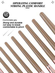 39件套化妆工具套装，包括：20支化妆刷套装+1个多功能防水拉链化妆包+1个发带+2个手碗挂绳+2个圆形粉扑+3个化妆海绵+5个三角形粉扑+2个气垫粉扑+2个迷你气垫粉扑+1个洁面海绵 - 彩色 - 查看 3