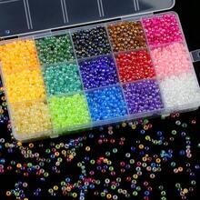 500颗彩色AB镀层扁平圆形亚克力珠，DIY首饰制作，工艺品材料，友谊礼物，家居装饰，小饰品 - diy - 查看 2