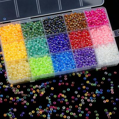 500颗彩色AB镀层扁平圆形亚克力珠，DIY首饰制作，工艺品材料，友谊礼物，家居装饰，小饰品