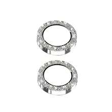 3pcs Camera Lens Protector Film Compatible With IPhone 11/12/13/14/15/16/17, Glitter, Single Metal Glitter 9H Hardness Anti-Scratch Protective Film, Fashion Accessory, Compatible With Phone Cases (Silver Glitter) - Holiday Gift, Valentine's Day Gift (Festival Phone Accessories) - Multicolor - View 16