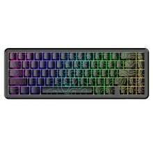 ATTACK SHARK X65 HE 磁轴快速触发键盘，65% 有线游戏键盘，8000Hz 轮询率，0.01mm RT 精度可调扳机，PBT 键帽，QMK 固件，RGB 背光 - 彩色 - 查看 12