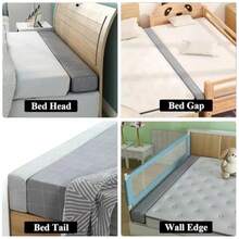 Relleno de espacio para cabecero para rellenar el espacio del cabecero almohada para grietas en la cama tope para pared lateral del colchón extensor de colchón de espuma viscoelástica relleno de - Individual - Ver 5