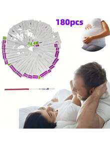 2/10/30/40/50/100pcs LH Ovulation Test Strips, Rapid Ovulation Test Strips - Rose Red - View 15