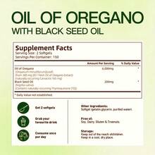 Quit mood Aceite de Orégano 2 en 1 + Semilla Negra 6000mg | 300 Cápsulas Extra Fuerte Alto en Carvacrol | Refuerzo Inmunológico Salud Natural | Cápsulas Blandas Fáciles de Absorber - 300 cápsulas - Ver 6