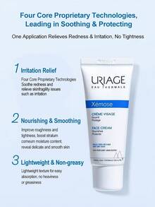 Uriage Creme Soyeuse Hydratante 40ml, Moisturizing, Soothing And Repairing Facial Cream - Extra Rich Moisturizing Cream 40ml - View 3