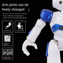 1pc Voice Control, Motion Sensor, Walking, Remote Control, Music - Red - View 5