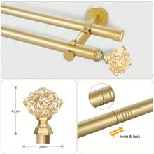 Curtain Tracks & Accessories - Gold - View 5