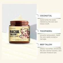 Sebum Honey Body Cream Deep Hydration Nourishing Elastic Softness Daily Care - Moisturizing Cream Made With Beef Tallow and Honey - View 3