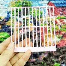 Diamond Painting Precision Measuring Tool , Featuring A Handle And Ruler For Both Round And Square Diamonds, Designed With A Grid Layout And Color-Coded Markings, Made From Plastic,Suitable For Both Beginners And Professionals - Multicolor - View 11