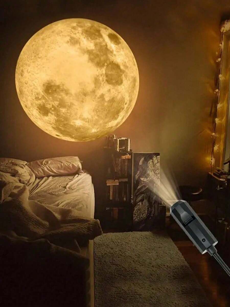 L Creative Novelty Planet Projection Lamp, USB Plug And Play, Suitable For Bedroom, Living Room, Party, Photo Atmosphere Night Light, Projection Lamp, Adjustable Direction - Projector Lamp - View 1