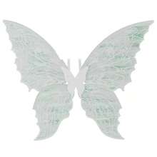 Colorful Angel Butterfly Wings, Fairy Wings For Halloween, Foldable Wings, Flower Wreath, Fairy Wand, Elf Ears, Adult Butterfly - Multicolor - View 16