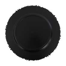 100 Pcs Antique Charger Plates Bulk 13 Inch Embossed Rim Plastic Party Dinner Plate Chargers Round Decorative Server Plate For Wedding Party Event Tableware (100pcs) - 金色 - 查看 10
