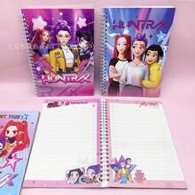 女团螺旋笔记本，高品质学生周边产品 - 彩色 - 查看 4
