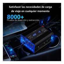 2000w Inversor De Corriente 12v A 110v Convertidor 12v 110v - por defecto - Ver 4