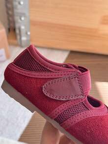 Girls' Soft Sole Fashion Leather Shoes, Spring/Autumn New Style, Princess Shoes For Little Girls - Burgundy - View 4