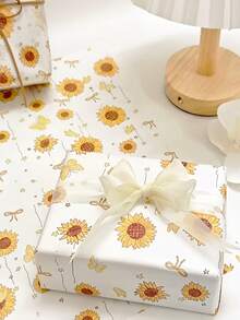 蜜蜂图案半透明薄纸，适用于春夏、复活节、母亲节、婚礼、生日和节日礼物，以及花束包装。 - 多色 - 查看 4