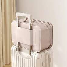 Multi-Layer Travel Storage Rack - Foldable Clothing Storage Bag With 4 Tiers Wall-Mounted Wardrobe Storage Bag - Large Capacity, Space-Saving, Suitable For Travel, Business Trips, And Outdoor Activities - Xám - Xem 3