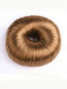 4pcs Solid Color Synthetic Fiber Quick Curling Rollers, Donut Bun Maker, Slouchy Hair Styling Tools, Hair Accessories, Suitable For Daily Wear, All Seasons - Multicolor - View 6