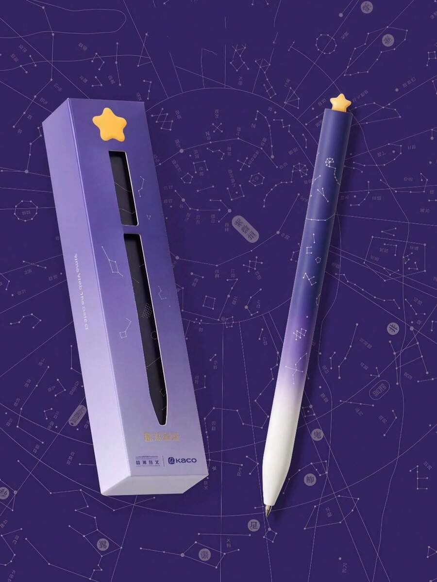 1pc Genuine Chuxin Pen, High-Quality Neutral Pen, Stationery, Suitable For Daily Use, Writing, Gifts, Back To School Season, Etc. - 1 Pen + 2 Refills - View 1