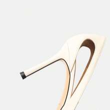 Women's Pointed Toe Glamorous Fashion Mesh Breathable Sexy Party Wedding Versatile Rhinestone Pumps - Apricot - View 5