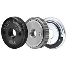 Placa de presión Universal para amoladora angular de rosca M14, accesorio de tuerca con brida para amoladora angular de liberación rápida para herramienta de sujeción de repuesto YIVG - 114 gramos - Ver 5