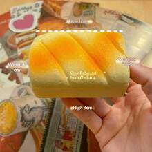 1 chiếc Bánh mì Mây Mềm - Đồ chơi bóp giảm căng thẳng chân thực - Đồ chơi bóp mềm đàn hồi chậm - Đồ chơi giảm căng thẳng - Đồ chơi bóp - Đồ chơi bóp TPR mới - Đồ chơi Stitch, Đồ chơi du lịch, Đồ chơi giảm căng thẳng trong lớp học, Đồ chơi mini, Đồ chơi tắm, Đồ dùng văn phòng phẩm Giáng sinh, Bóng giảm căng thẳng, Quà tặng sinh nhật - Món quà hoàn hảo - Quà tặng (Không có hình mờ trên sản phẩm thật) (Phụ kiện ngẫu nhiên/Màu sắc và kiểu dáng phụ kiện ngẫu nhiên) (Màu dây ngọc trai và chỉ may ngẫu nhiên, màu sắc không cố định, không chỉ là màu sắc hiển thị trong hình) - Nhiều màu - Xem 10