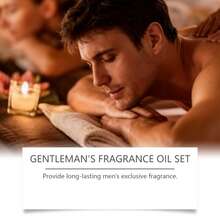 Men's Aromatherapy Essential Oil Set - 6 Long-Lasting Scents (Oud, Tobacco, Sandalwood) For Home Diffuser, DIY Candles & Creating A Masculine & Inviting Atmosphere - Multi Scents - View 4