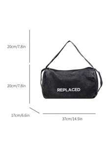 蓝色大容量水桶包，可作单肩包、斜挎包，商务女性日常通勤包。休闲手提包，大容量，宽肩带，可作单肩包或斜挎包使用。 - 彩色 - 查看 10