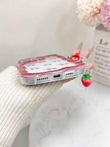 Cream Texture Painted Anti-Drop Phone Case With Chain, Compatible With IPhone 14, 14 Pro, 14 Pro Max, 13, 13 Pro, 13 Pro Max, 11, 11 Pro Max, 12, 12 Pro, 12 Pro Max, XR, XS, 15, 15 Pro, 15 Pro Max, 16, 16 Pro, 16 Pro Max, 17, 17 Pro, 17 Air, 17 Pro Max, Premium Anti-Drop Phone Case - Multicolor - View 6