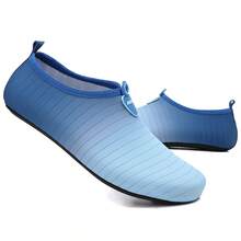 Men's Water Shoes Swim Shoes Outdoor Beach Barefoot Quick-Dry Aqua Pool Socks Swimming Yoga Surfing Exercise - Blue and White - View 3