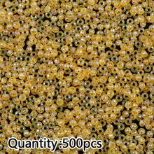 500颗彩色AB镀层扁平圆形亚克力珠，DIY首饰制作，工艺品材料，友谊礼物，家居装饰，小饰品 - diy - 查看 9