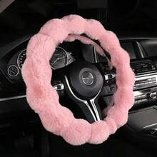 Winter Warm Plush Steering Wheel Cover, Soft As Wool Car Steering Wheel Cover, Unisex (Light Gray/Beige), Pink Plush Steering Wheel Cover - Soft Anti-Slip, Universal Car Steering Wheel Protector, Fashionable & Comfortable Grip, Car Interior Accessories - Multicolor - View 21