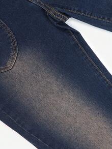 Quần jeans ống loe cạp thấp phong cách Y2K mùa hè 2026 dành cho nữ, quần ống loe phong cách đường phố cổ điển gợi cảm, quần ống loe thoải mái cho kỳ nghỉ và dạo phố mùa xuân. - Xanh đậm - Xem 10