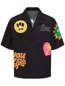 男士街头时尚多巴胺图案T恤，复古卡通爱心印花短袖上衣，休闲宽松沙滩度假衬衫，前卫Y2K夏季穿搭 - 彩色 - 查看 5