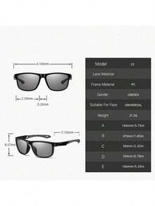 Retro Unisex Fashion Fashion Glasses, Fashionable Plaid Lens Outdoor Sports Glasses, Designer Brand Luxury Fashion Glasses For Men And Women, Tropical Beach Resort Summer Pastel Color Fashion Glasses - BS202-3 - View 6