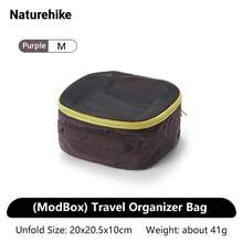 Naturehike 1pc Washable Travel Organizer Bag, Fits 20-30 Inch Suitcases - Multicolor - View 18