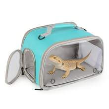 便于携带：配有舒适的顶部提手，方便您轻松携带——无论您是去看兽医、参加爬行动物聚会还是周末度假。 - 彩色 - 查看 5