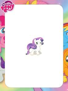 MY LITTLE PONY 1/6 件装全新小马宝莉卡通人物合金吊坠胸针，可爱小马包括萍琪派、云宝黛西、暮光闪闪、柔柔、瑞瑞，可作服装、书包配饰，珐琅徽章，是闺蜜聚会的完美装饰，也是经济实惠的日常艺术装饰品。 - A - 查看 14