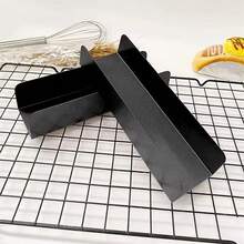 Molde para hornear en forma de U, antiadherente, rectangular, para hacer pan, biscotti y galletas - Negro - Ver 4