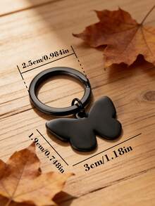1pc Personalized Custom Butterfly Keychain, Can Customize Name/Letter Keychain, Suitable For Key Accessories, Backpack Charms, Pet Tag Butterfly Pendant, Butterfly Keychain - Multicolor - View 2