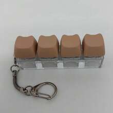 Fidget Keychain Toy, Pressure Relief Push Button Finger Toy, Collectible, Party Favor, Youth Creative Stress Relief Gadget,Fidget Toys,Fidget,Fidgets - Multicolor - View 14